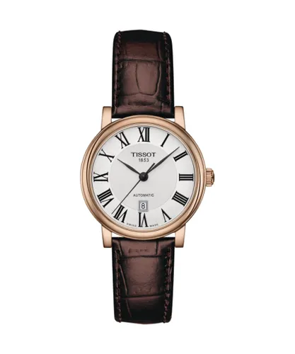 Tissot Carson Premium WoMens Brown Watch T1222073603300 Leather (archived) - One Size