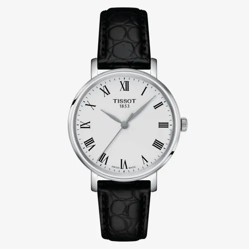 Tissot Everytime Black Leather Watch T143.210.16.033.00