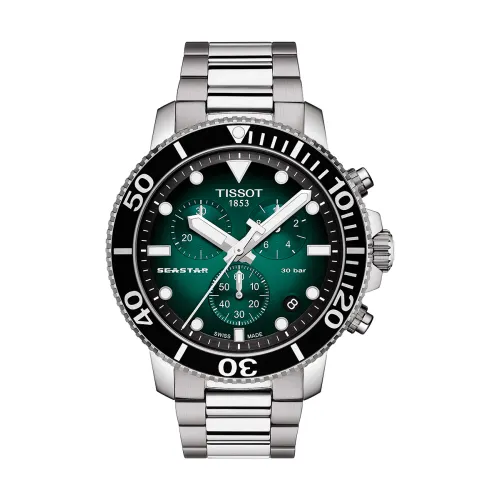 Tissot , T-Sport Seastar 1000 Quartz Watch ,Green female, Sizes: ONE SIZE