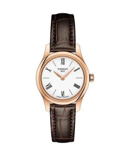 Tissot Tradition WoMens Brown Watch T0630093601800 Leather (archived) - One Size