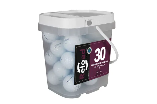 Titleist Reload Recycled Golf Balls Pro v1 Renewed Golf