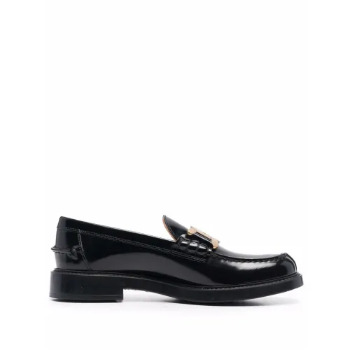Tod's , B999 Mocassino Loafers for Women ,Black female, Sizes: