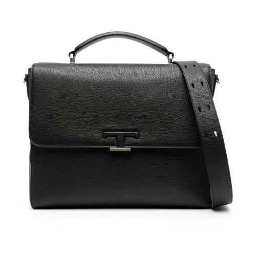 Tod's , Black Briefcase ,Black male, Sizes: ONE SIZE