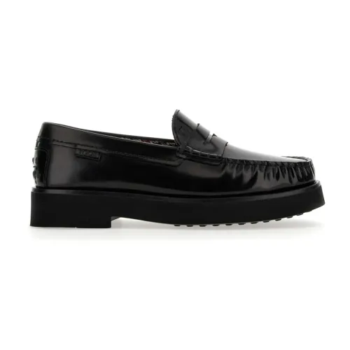Tod's , Black Shoes for Men ,Black male, Sizes: