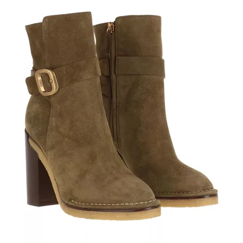 Tod's Boots & Ankle Boots - Block Heeled Boots - green - Boots & Ankle Boots for ladies