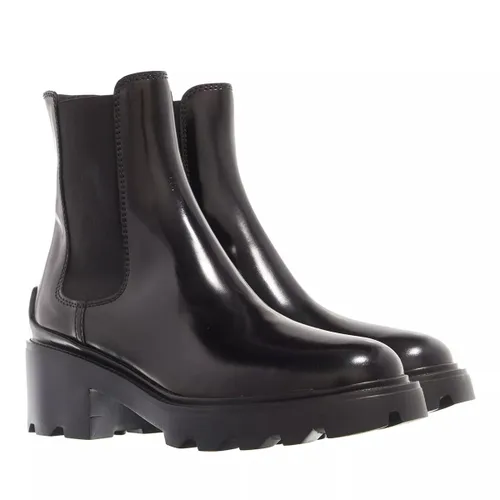 Tod's Boots & Ankle Boots - Chelsea Boots Leather - black - Boots & Ankle Boots for ladies
