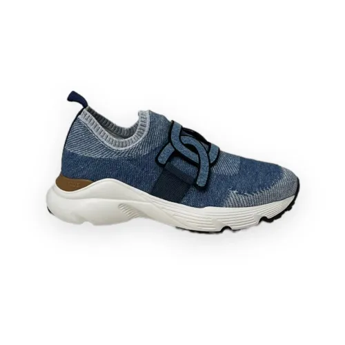 Tod's , Fashionable Sneakers for Women ,Blue female, Sizes: