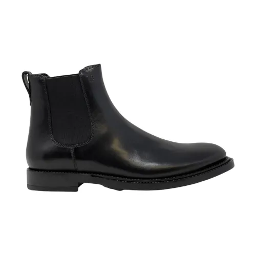 Tod's , Formal Rubber Ankle Boots ,Black male, Sizes: