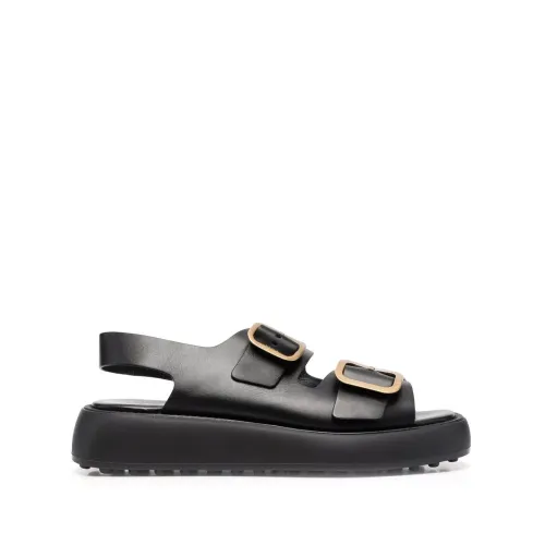 Tod's , Gomma sandals ,Black female, Sizes: