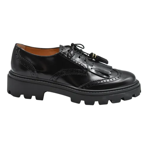 Tod's , Laced Shoes ,Black female, Sizes: