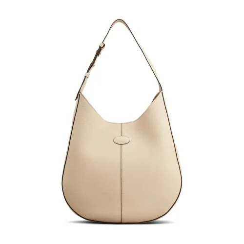 Tod's , Leather Bag ,Beige female, Sizes: ONE SIZE