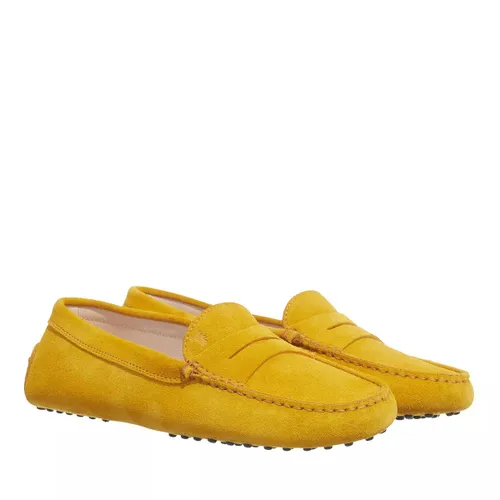 Tod's Loafers & Ballet Pumps - Gommino Driving Shoes in Suede - yellow - Loafers & Ballet Pumps for ladies