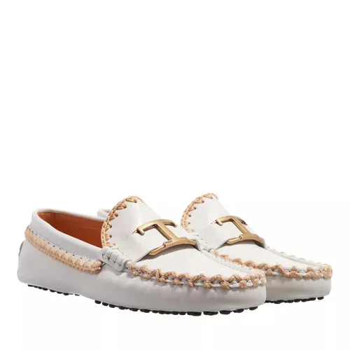 Tod's Loafers & Ballet Pumps - Leather Loafers - white - Loafers & Ballet Pumps for ladies