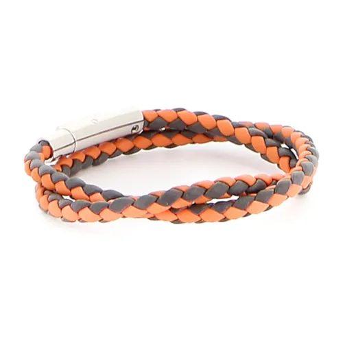 Tod's , MyColors Double Wrap Leather Bracelet ,Multicolor male, Sizes: ONE SIZE