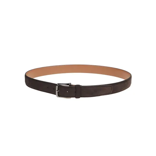 Tod's , S800 Testa Moro Basic Belt ,Brown male, Sizes: