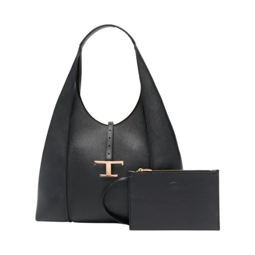 Tod's , Stylish B999 Sacca Shoulder Bag for the Modern Woman ,Black female, Sizes: ONE SIZE
