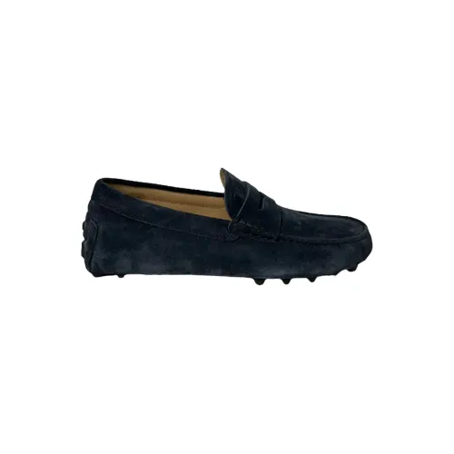 Tod's , Stylish Men`s Loafers - Stand Out with These Mocassino Shoes ,Blue male, Sizes: