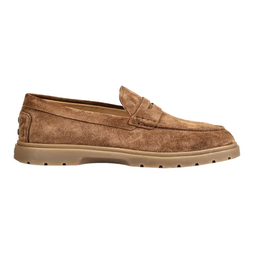 Tod's , Stylish Mocassins for Men ,Brown male, Sizes:
