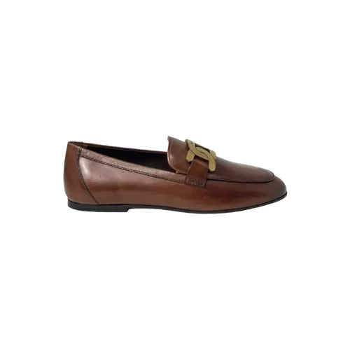 Tod's , Stylish Moccasins Shoes ,Brown female, Sizes: