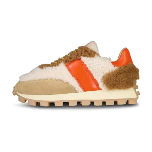 Tod's , Stylish Teddy Trim Sneakers ,Multicolor female, Sizes: