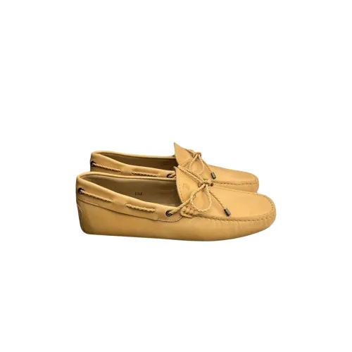 Tod's , Suede Loafers ,Beige male, Sizes: