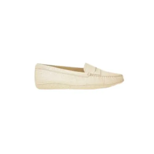 Tod's , Suede Loafers ,White female, Sizes: