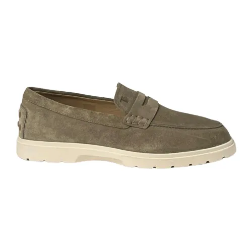 Tod's , Summer Hybrid Moccasin 59K ,Green male, Sizes:
