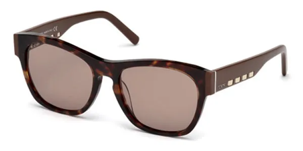 TODS TO0224 54J Women's Sunglasses Tortoiseshell Size 56