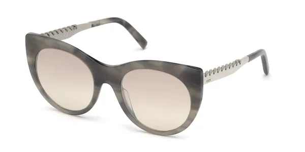 TODS TO0256 56G Women's Sunglasses Grey Size 53