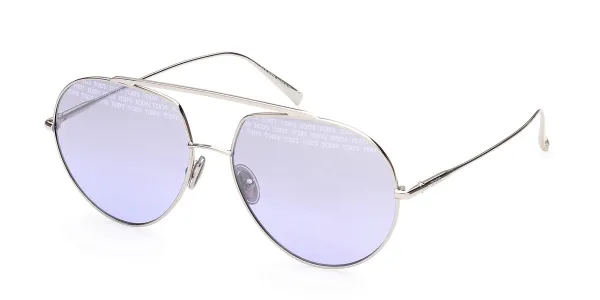TODS TO0276 16Z Women's Sunglasses Silver Size 57