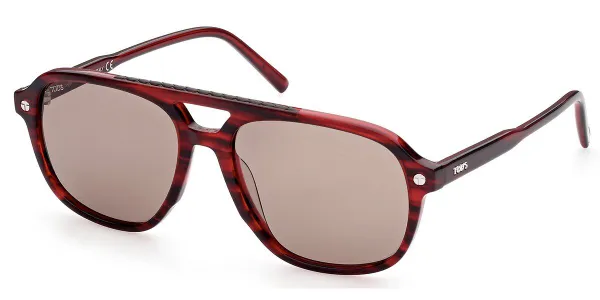 TODS TO0307 68J Men's Sunglasses Red Size 58