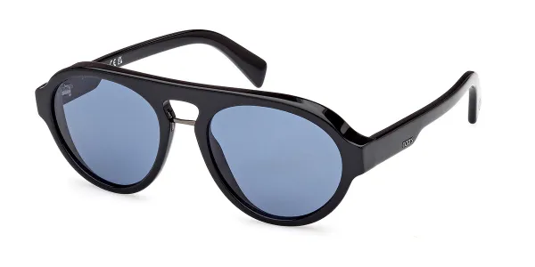 TODS TO0341 01V Men's Sunglasses Black Size 55