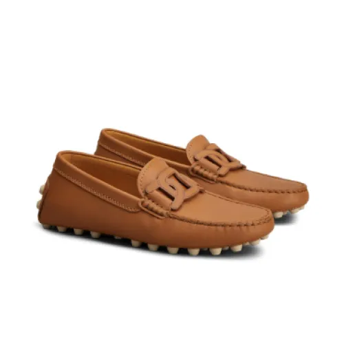 Tod's , Tods Flat shoes ,Brown female, Sizes: