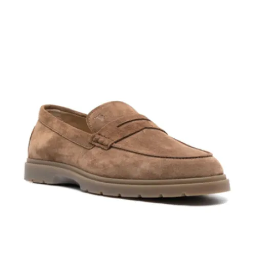 Tod's , Tods Flat shoes ,Brown male, Sizes: