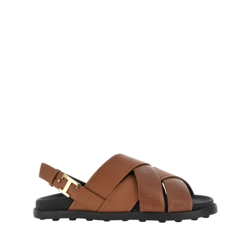 Tod's , Tods Sandals Brown ,Brown female, Sizes:
