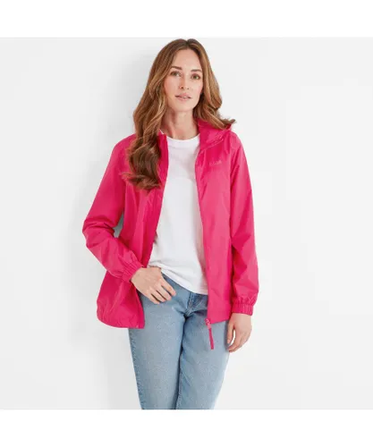 TOG24 Craven Womens Waterproof Packaway Jacket Magenta Pink