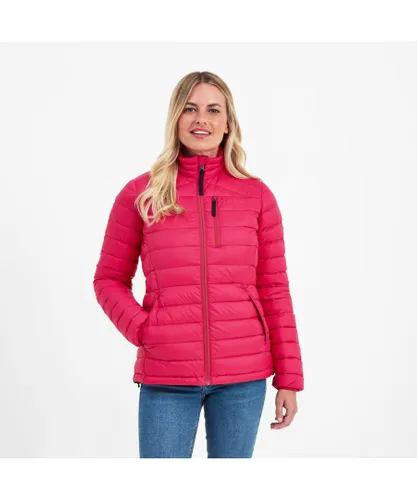 TOG24 Drax Womens Funnel Down Jacket Cerise - Pink