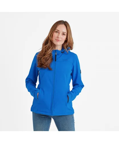 TOG24 Keld Womens Softshell Hooded Jacket Mykonos Blue