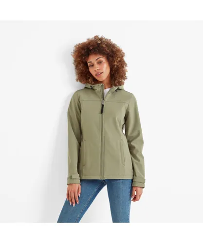 TOG24 Keld Womens Softshell Hooded Jacket Sage Green