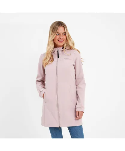 TOG24 Keld Womens Softshell Long Jacket Dusky Pink