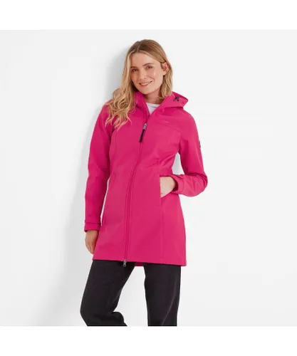 TOG24 Keld Womens Softshell Long Jacket Fuchsia Pink