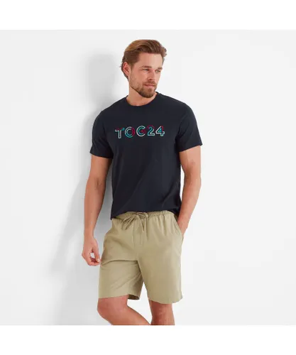 TOG24 Treble Mens T-Shirt Dark Indigo - Indigo Blue Cotton