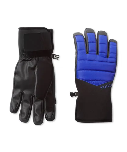 TOG24 Unisex Adventure Ski Gloves Royal Blue - Size Small