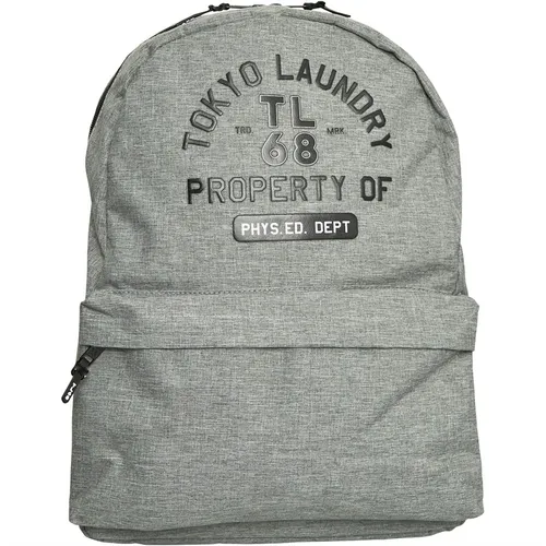 Tokyo Laundry Mens Hambros Backpack Grey