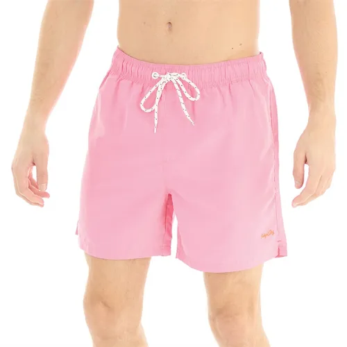 Tokyo Laundry Mens Namaste Swim Shorts Pink