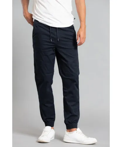 Tokyo Laundry Mens Navy Cotton Cargo Trousers
