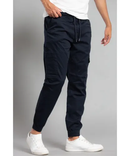 Tokyo Laundry Mens Navy 'Lance' Cotton Cargo Trousers