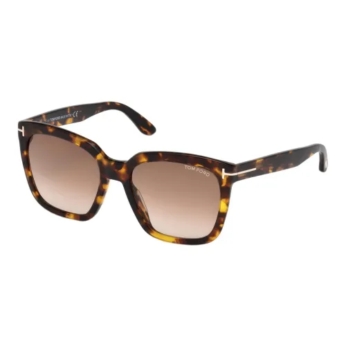 Tom Ford , Amarra Sunglasses in Havana/Brown Shaded ,Brown female, Sizes: