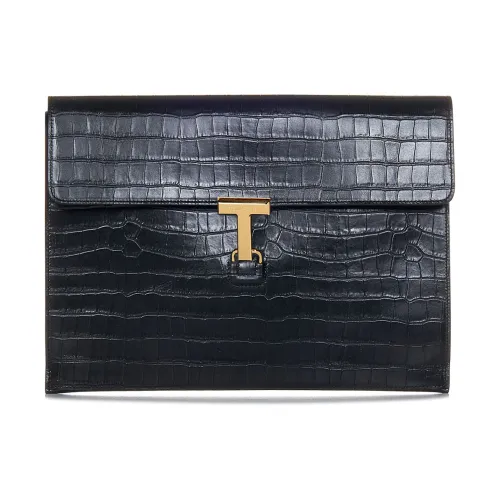 Tom Ford , Black Men Wallets Aw23 ,Black male, Sizes: ONE SIZE