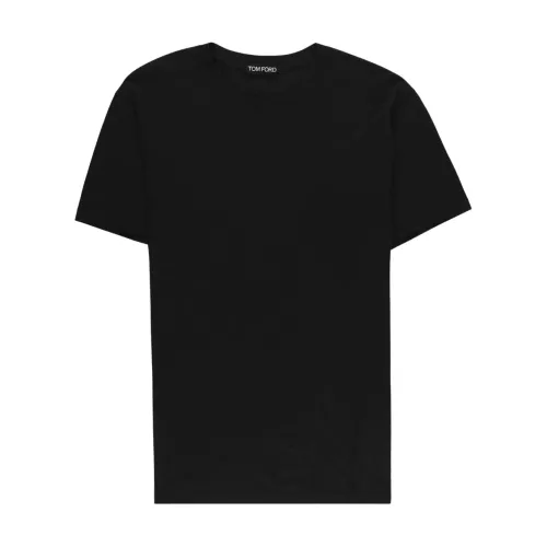 Tom Ford , Black T-shirts and Polos by Tom Ford ,Black male, Sizes: